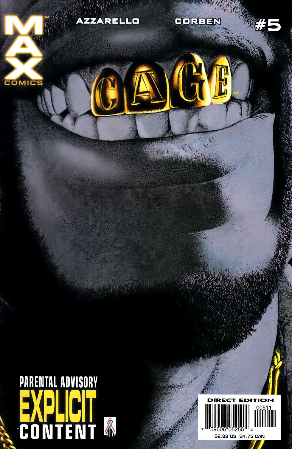 Cage #5 Very Fine (8.0) [Marvel Comic] LARGE
