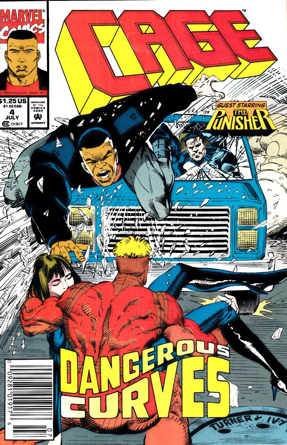 Cage #4 Newsstand Edition Near Mint (9.4) [Marvel Comic] THUMBNAIL