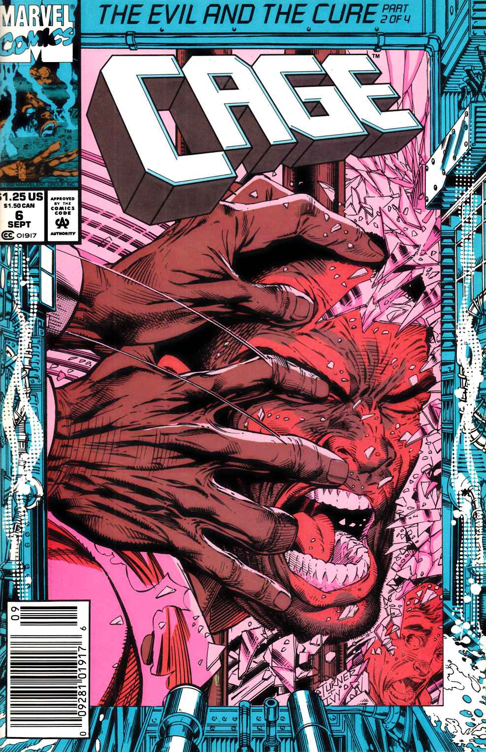 Cage #6 Newsstand Edition Near Mint (9.4) [Marvel Comic] LARGE