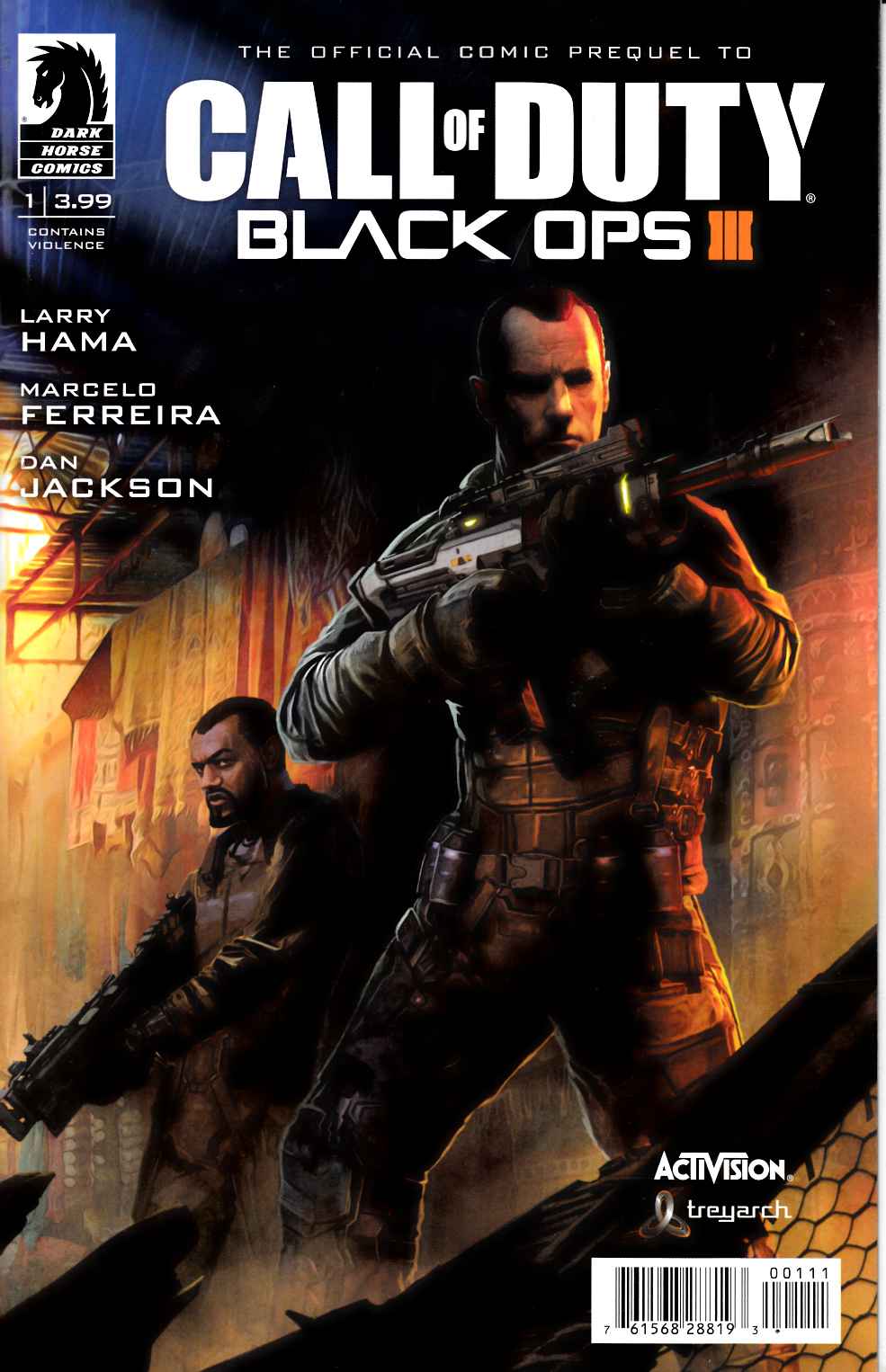 Call of Duty Black Ops III #1 [Dark Horse Comic] THUMBNAIL