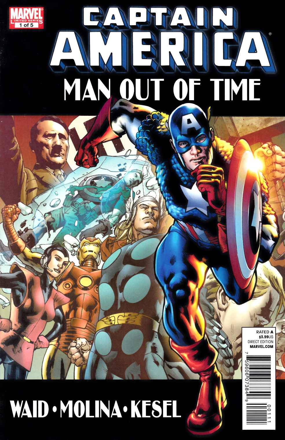 Captain America Man Out of Time #1 Very Fine (8.0) [Marvel Comic] LARGE
