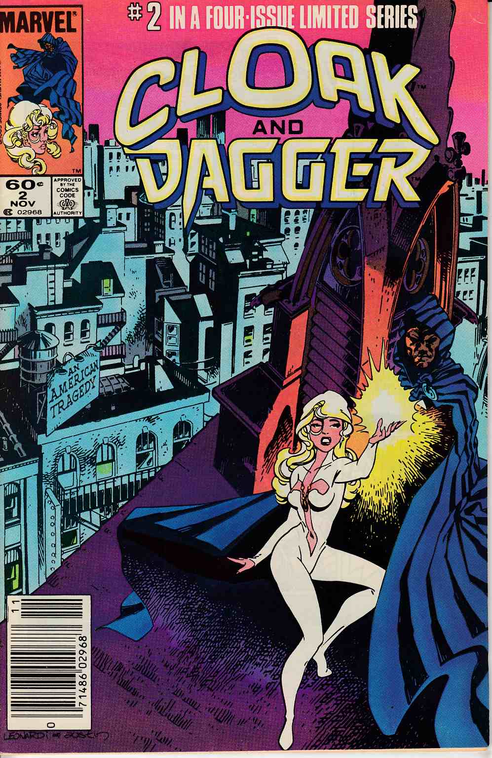 Cloak and Dagger #2 Newsstand Edition Very Fine (8.0) [Marvel Comic] THUMBNAIL