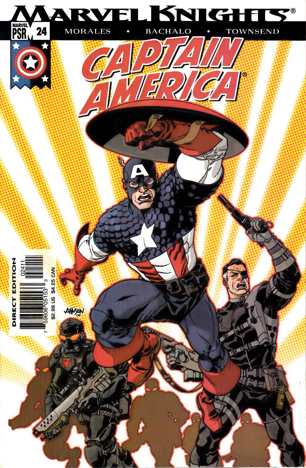 Captain America #24 Very Fine (8.0) [Marvel Comic]