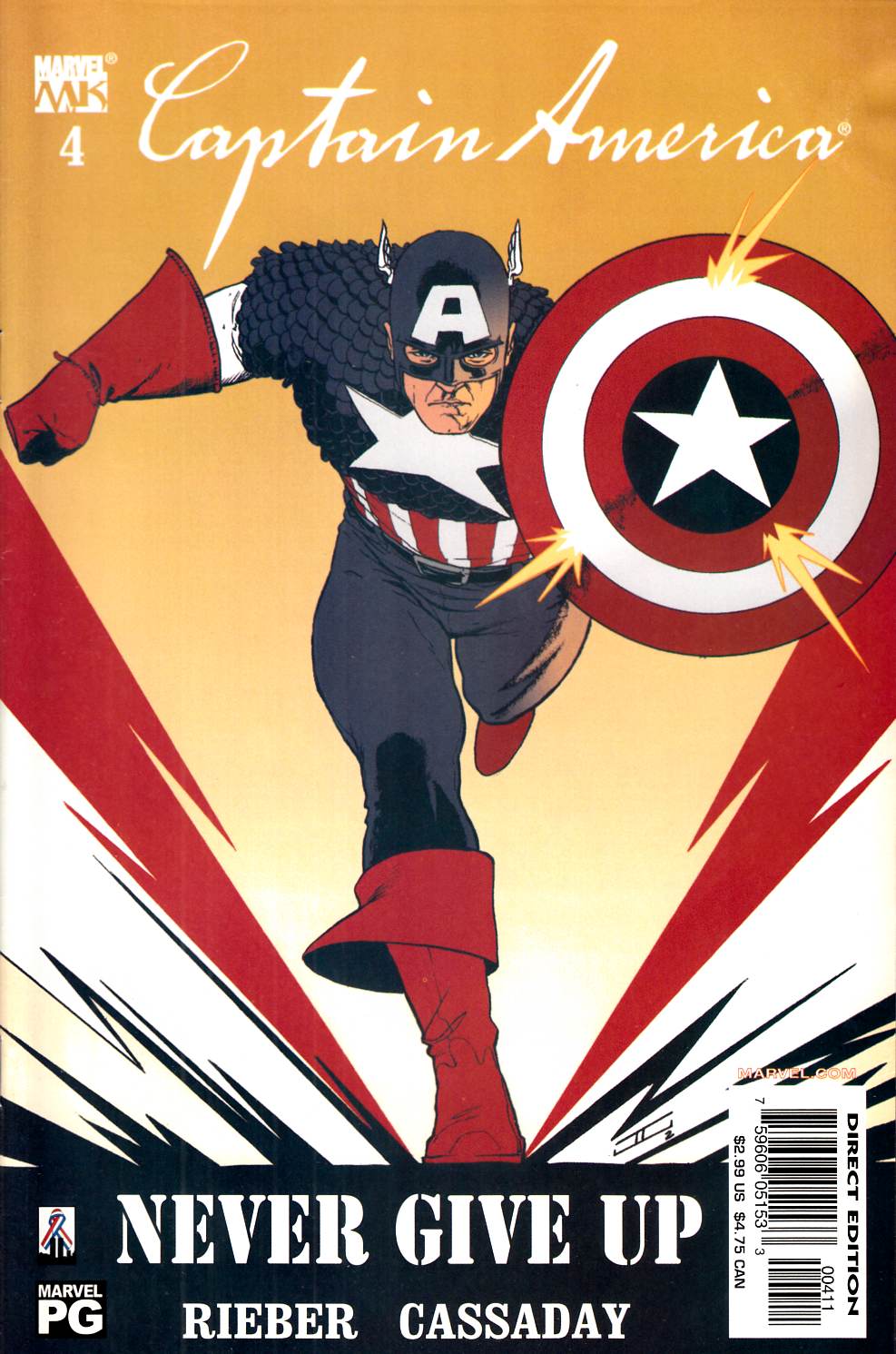 Captain America #4 Very Fine (8.0) [Marvel Comic]