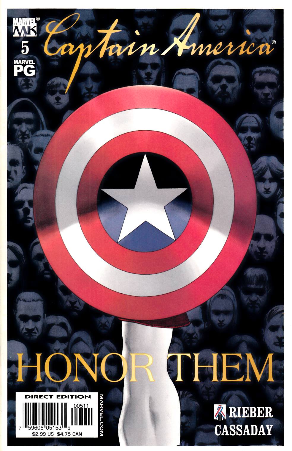 Captain America #5 Very Fine (8.0) [Marvel Comic]