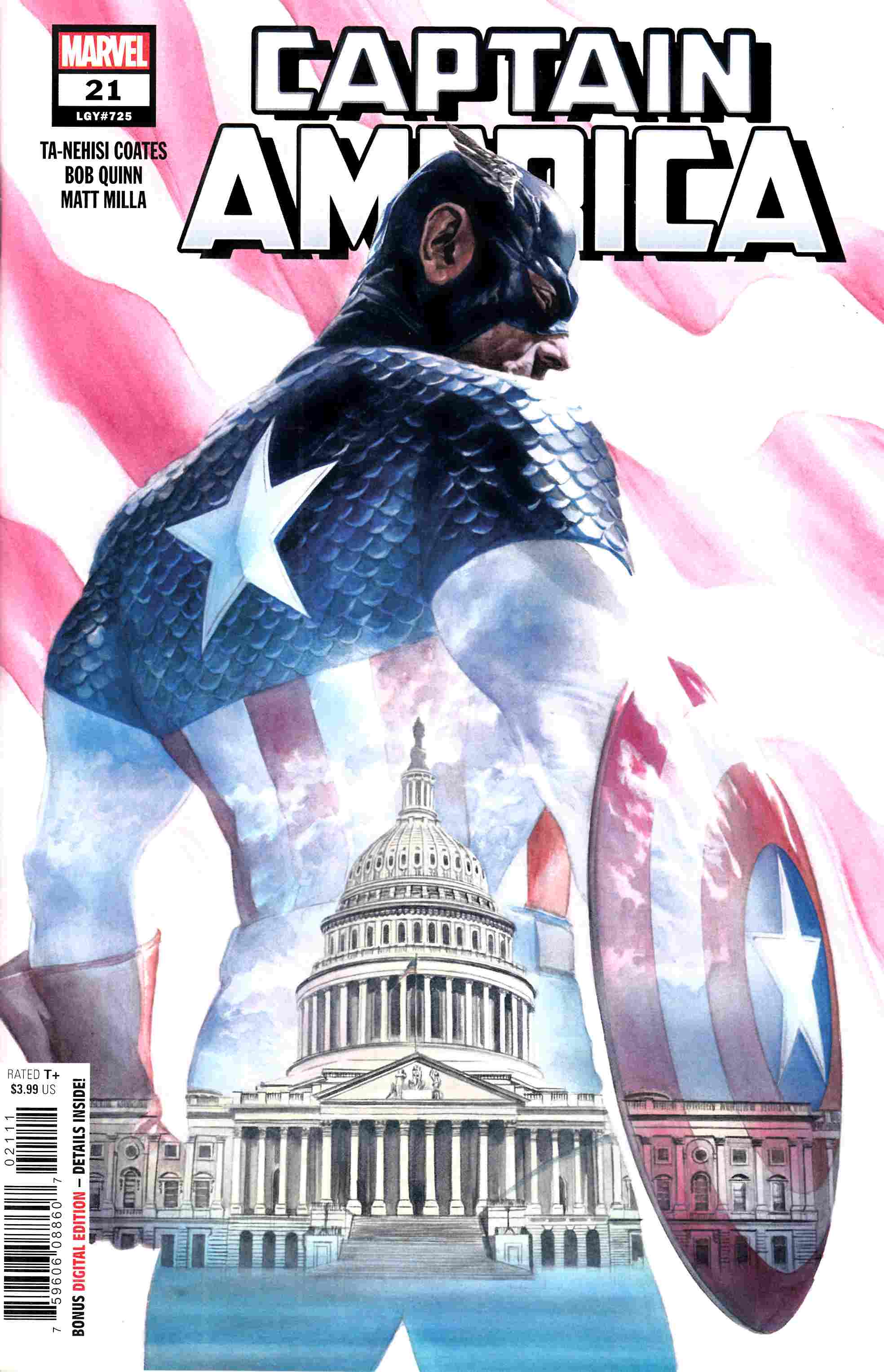 Captain America #21 Near Mint (9.4) [Marvel Comic]