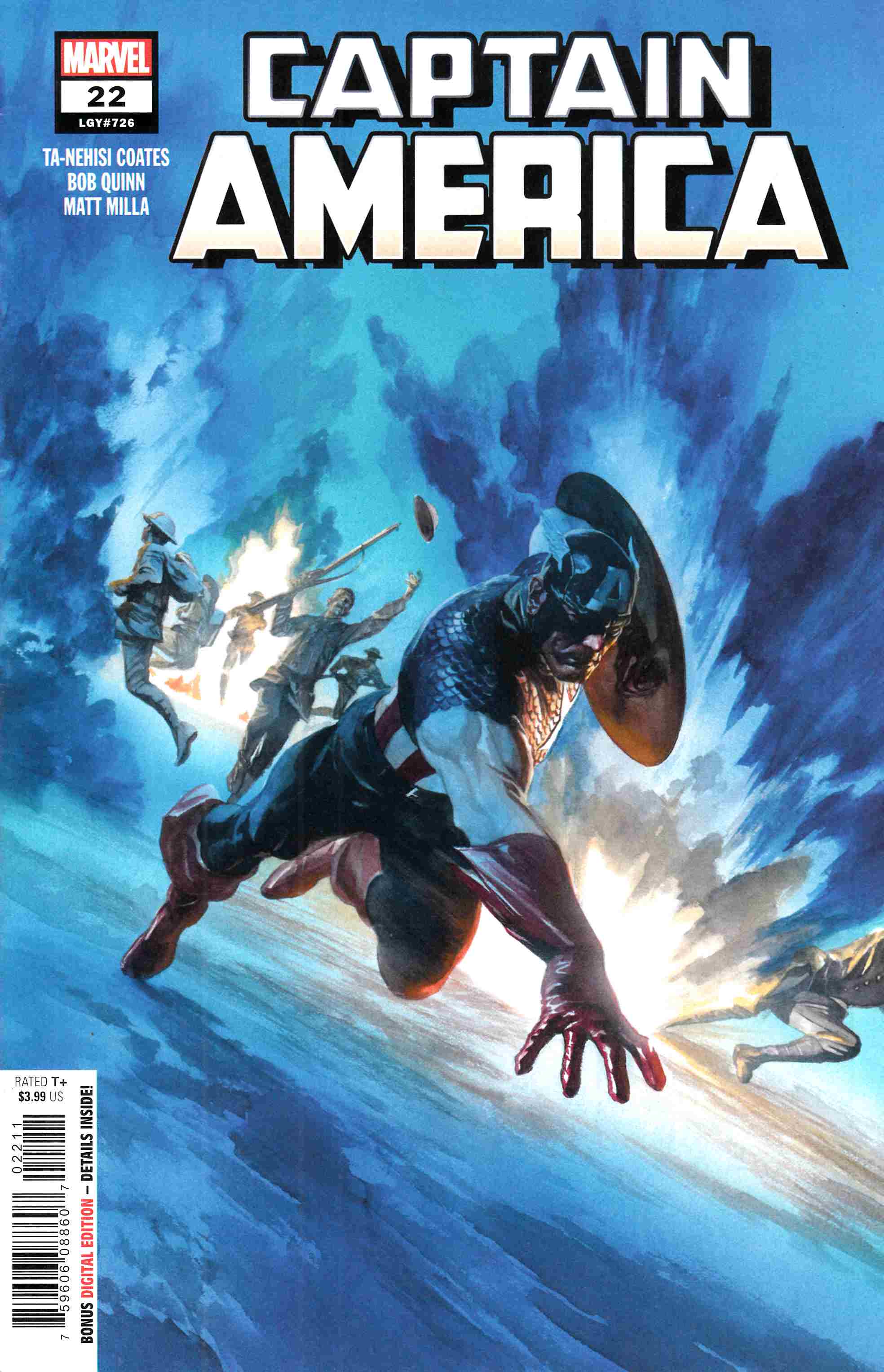 Captain America #22 Very Fine (8.0) [Marvel Comic]