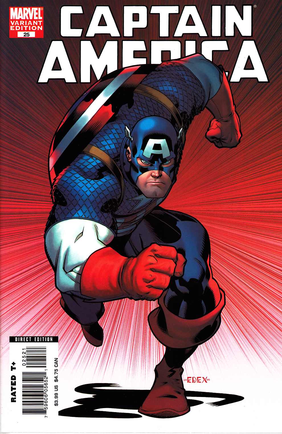 Captain America #25 McGuinness Variant Cover [Marvel Comic]