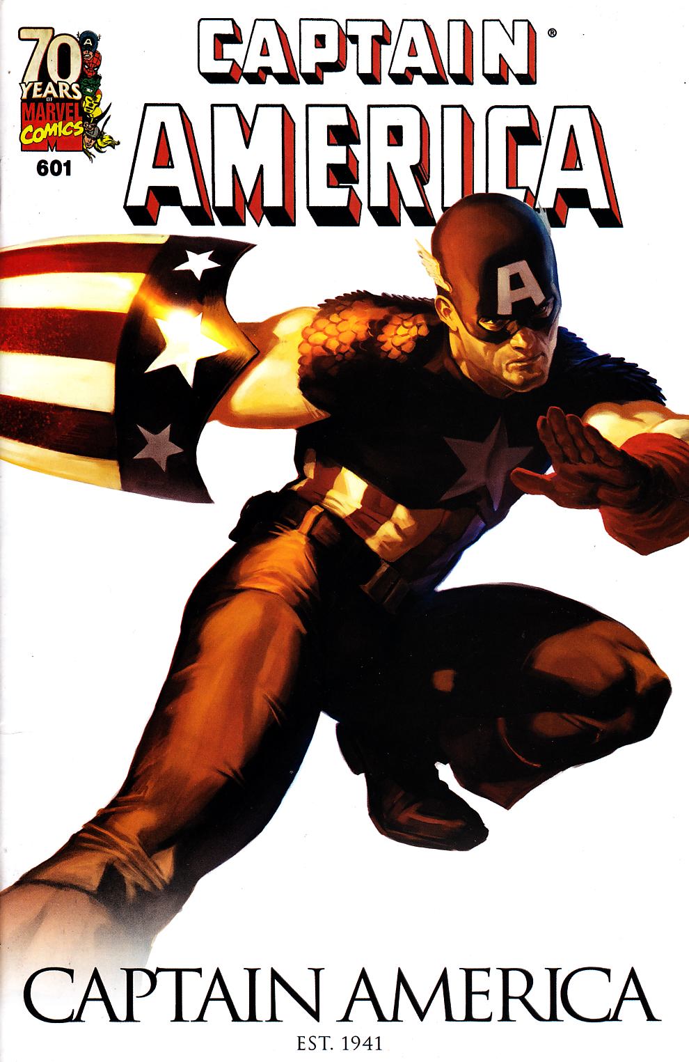 Captain America #601 70th Anniversary Variant Cover Very Fine (8.0) [Marvel Comic]