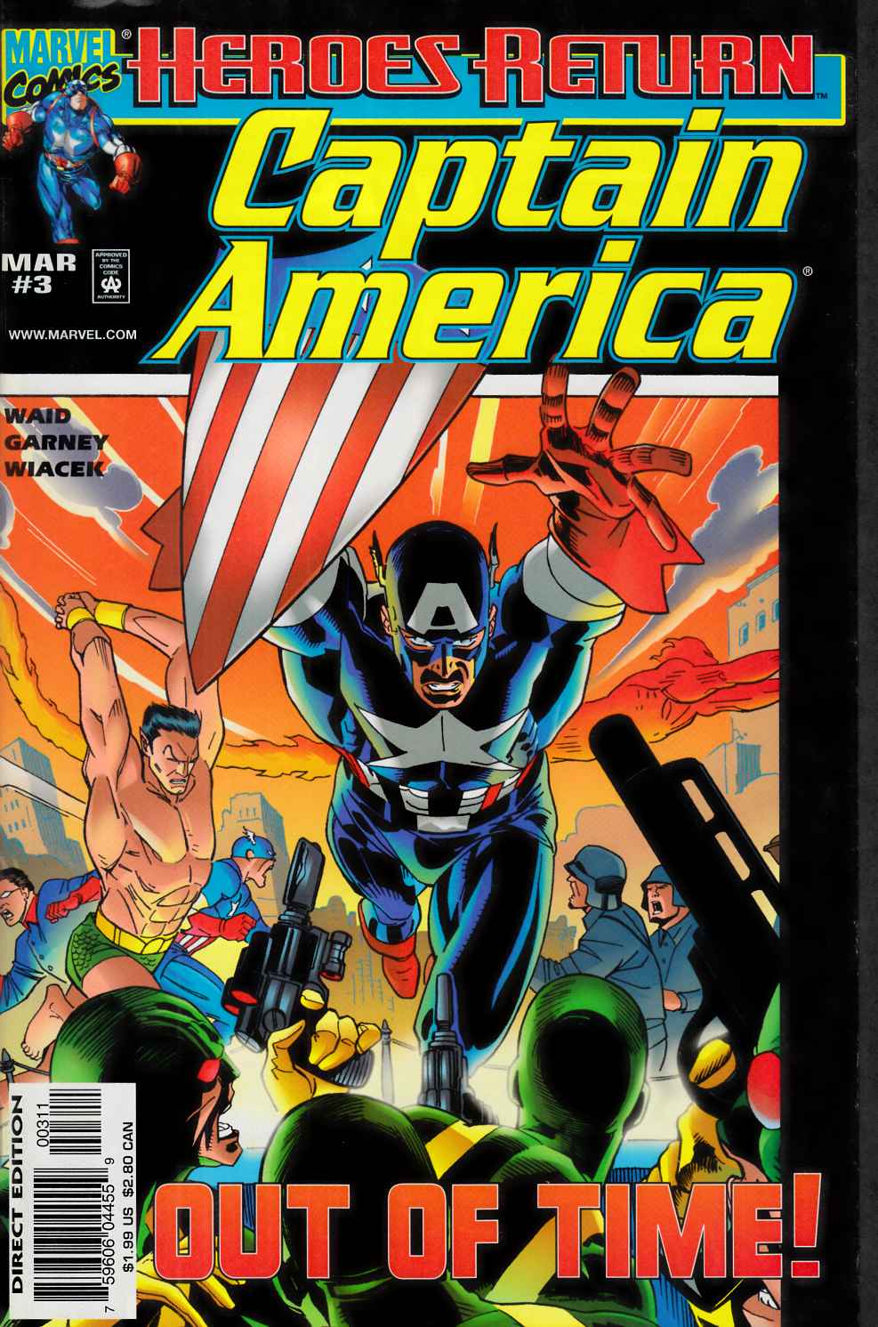 Captain America #3 Near Mint (9.4) [Marvel Comic]