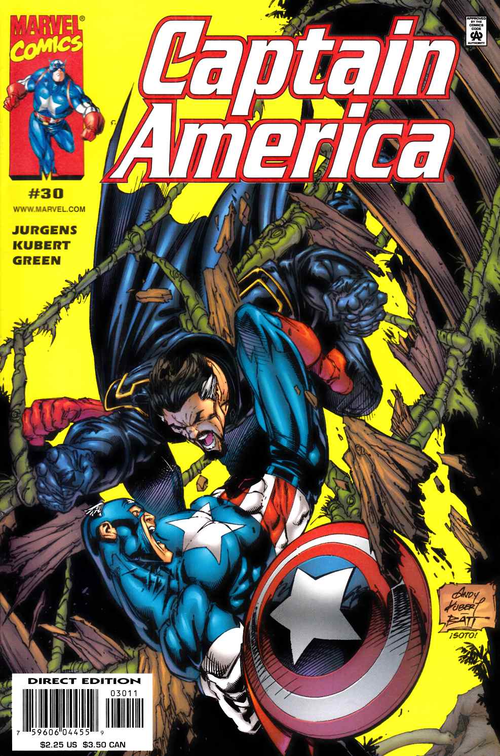 Captain America #30 Very Fine (8.0) [Marvel Comic]