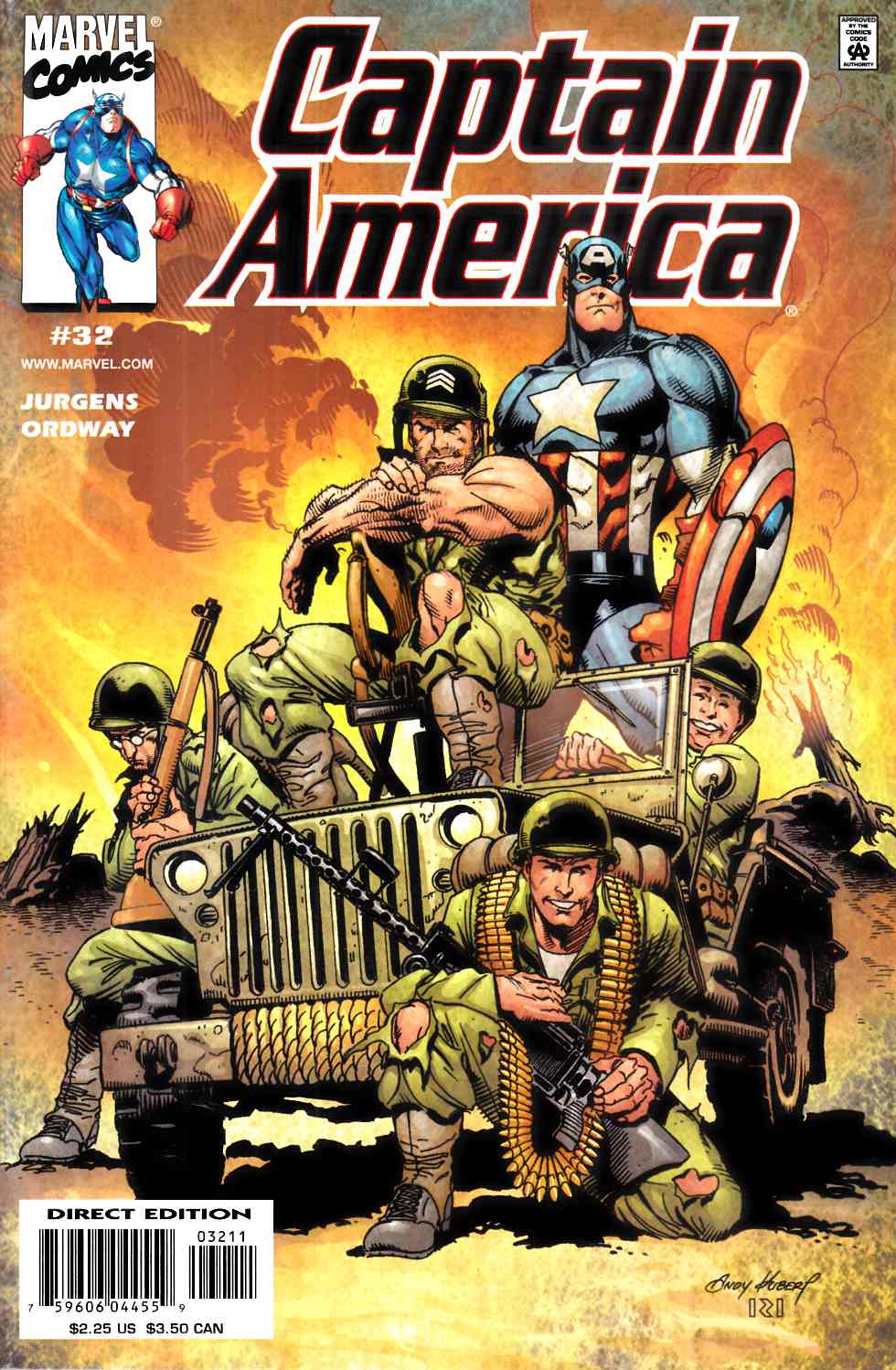 Captain America #32 Fine (6.0) [Marvel Comic]