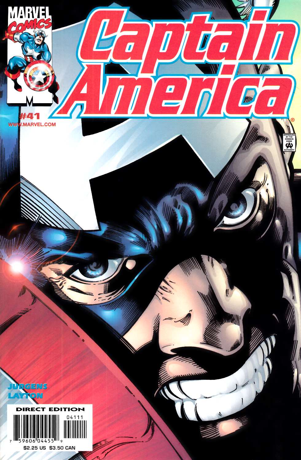 Captain America #41 Very Fine (8.0) [Marvel Comic]