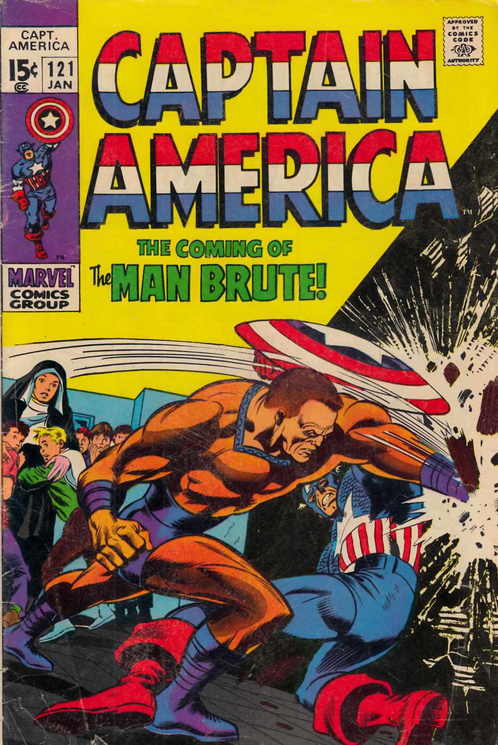 Captain America #121 Very Good (4.0) [Marvel Comic] THUMBNAIL