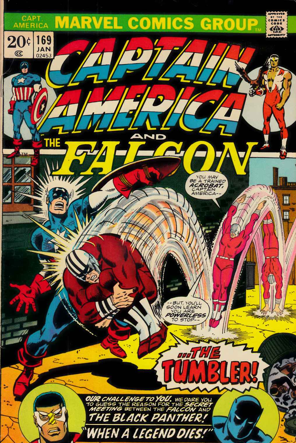 Captain America #169 Fine/Very Fine (7.0) [Marvel Comic] THUMBNAIL