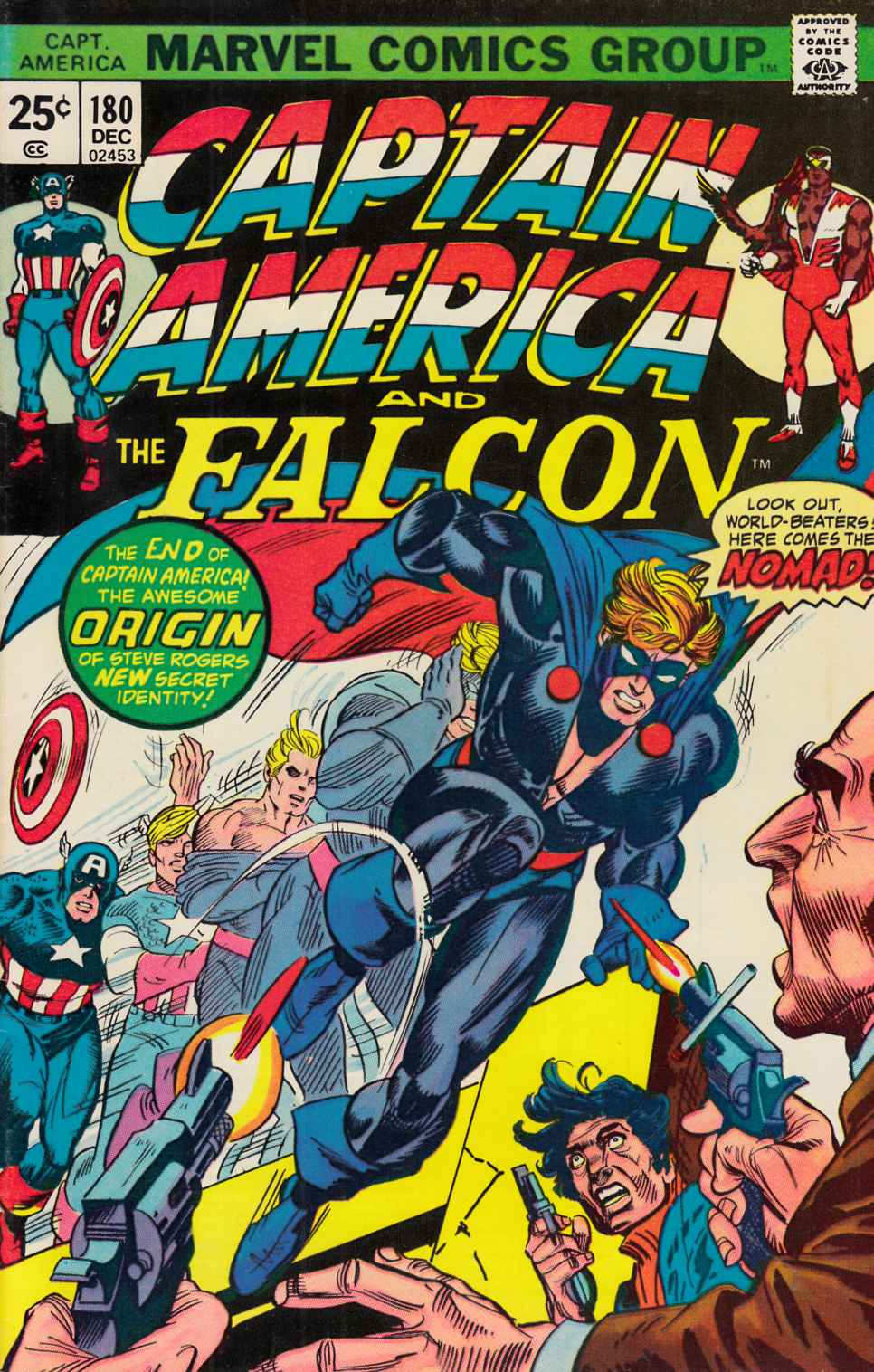Captain America #180 Fine/Very Fine (7.0) [Marvel Comic] THUMBNAIL
