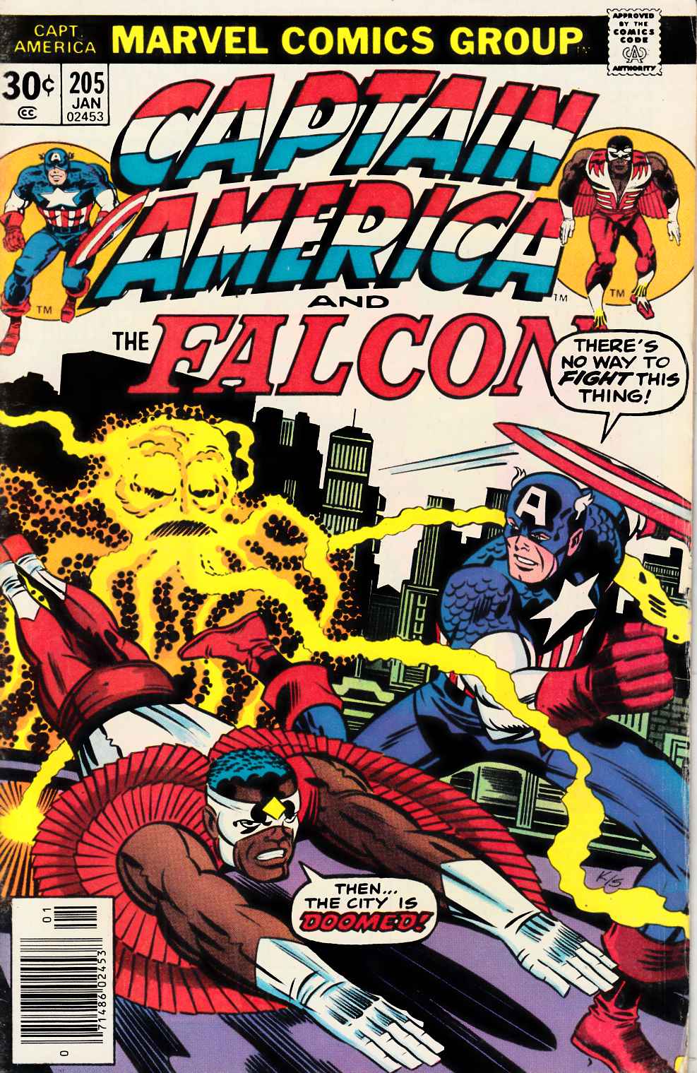 Captain America #205 Fine (6.0) [Marvel Comic] LARGE