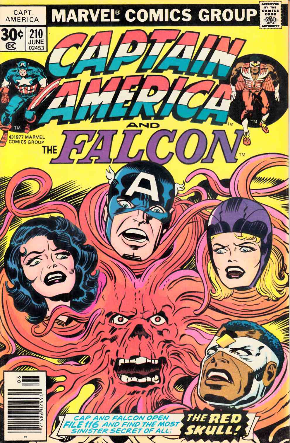 Captain America #210 Fine/Very Fine (7.0) [Marvel Comic] LARGE