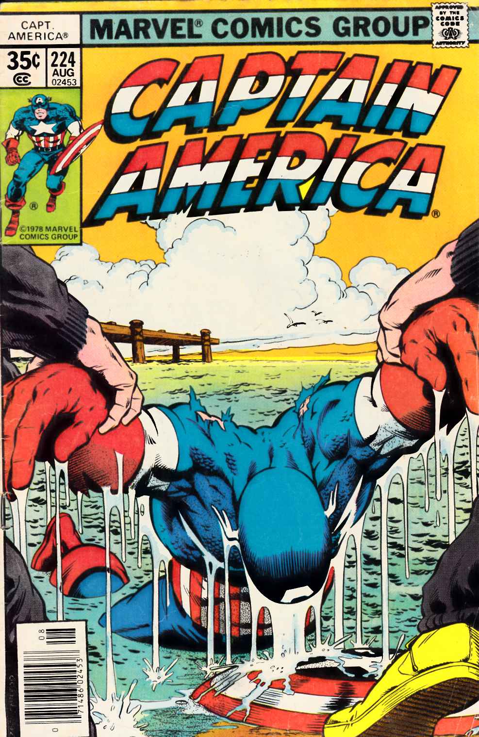 Captain America #224 Very Good (4.0) [Marvel Comic] LARGE