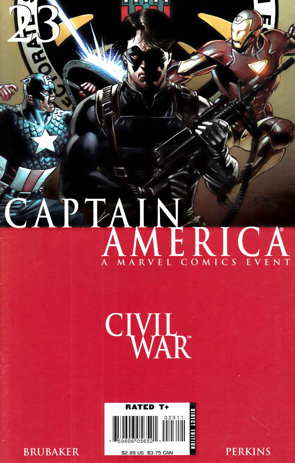 Captain America #23 Very Fine (8.0) [Marvel Comic] THUMBNAIL