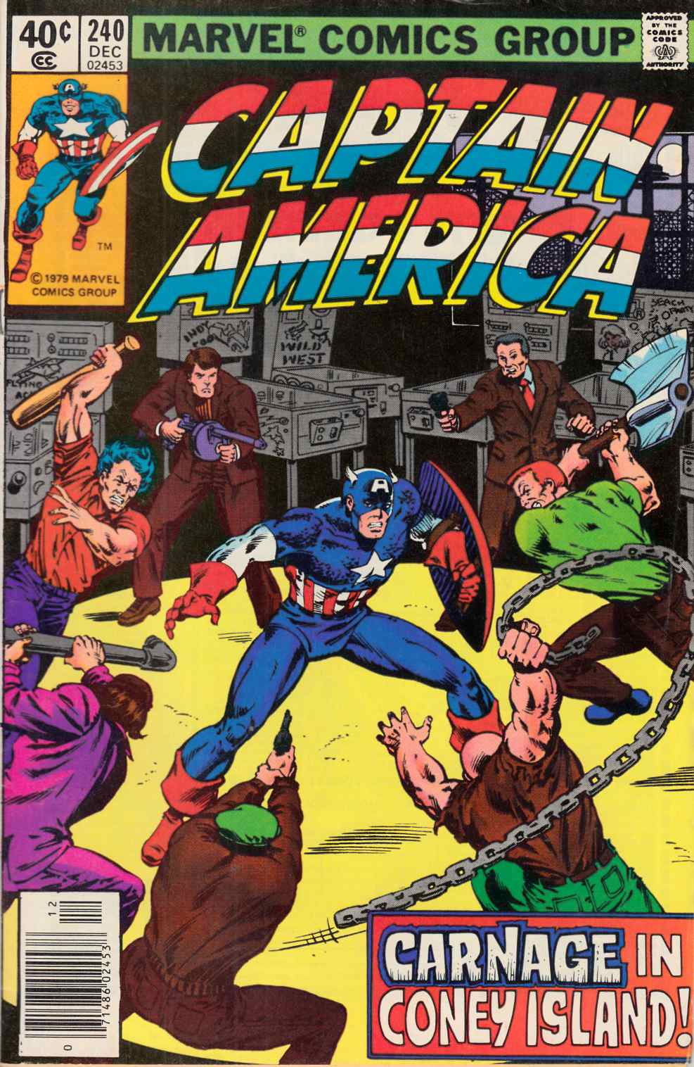 Captain America #240 Newsstand Edition Fine (6.0) [Marvel Comic] LARGE