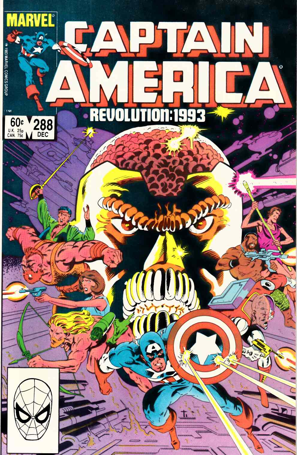 Captain America #288 Very Fine (8.0) [Marvel Comic] THUMBNAIL