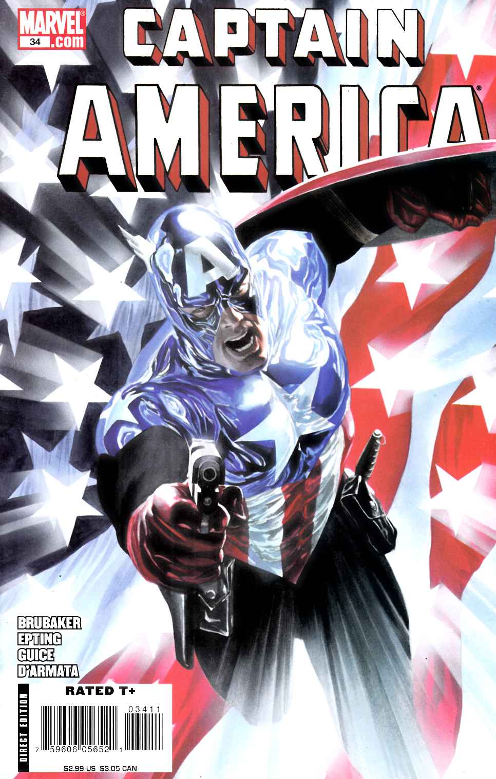 Captain America #34 Cover A Very Fine (8.0) [Marvel Comic]