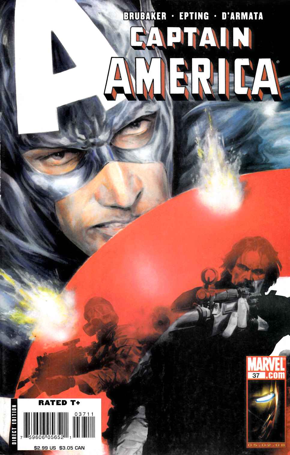 Captain America #37 Fine (6.0) [Marvel Comic]