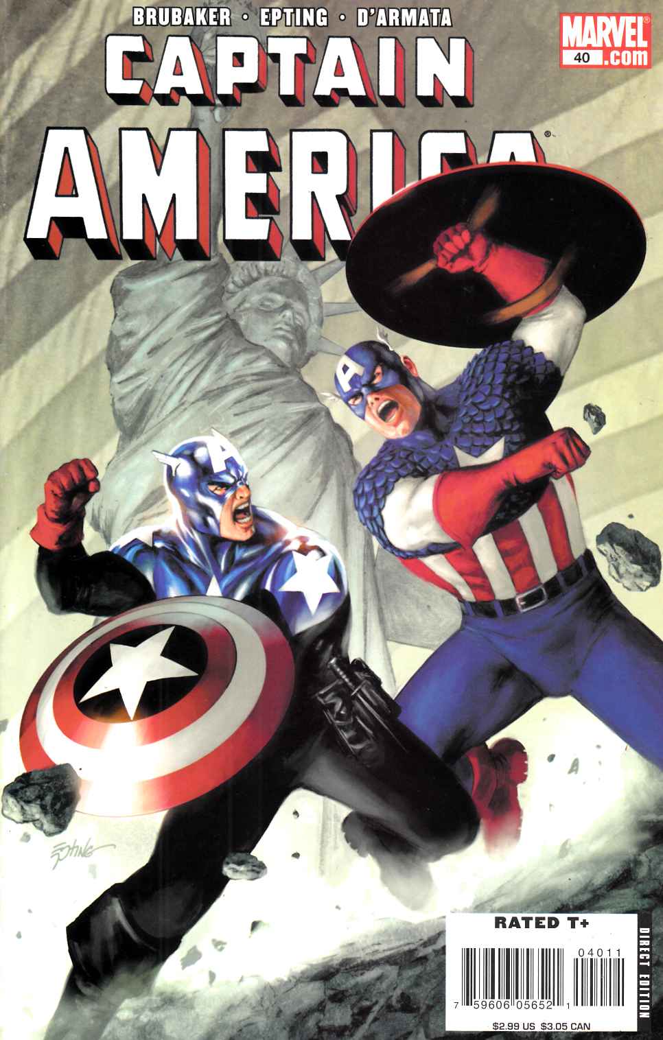 Captain America #40 Very Fine (8.0) [Marvel Comic]