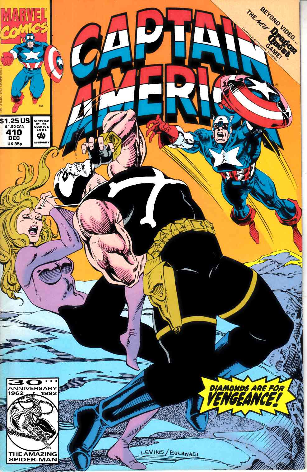 Captain America #410 Fine Minus (5.5) [Marvel Comic] LARGE
