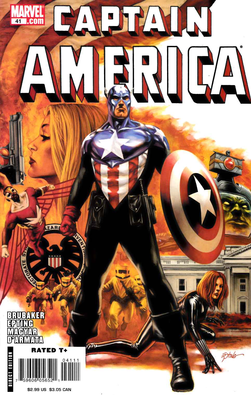 Captain America #41 Very Fine (8.0) [Marvel Comic]