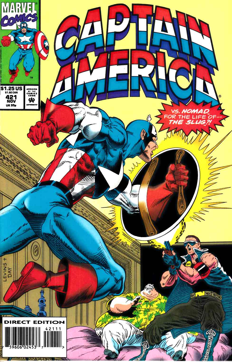 Captain America #421 Very Fine (8.0) [Marvel Comic] LARGE
