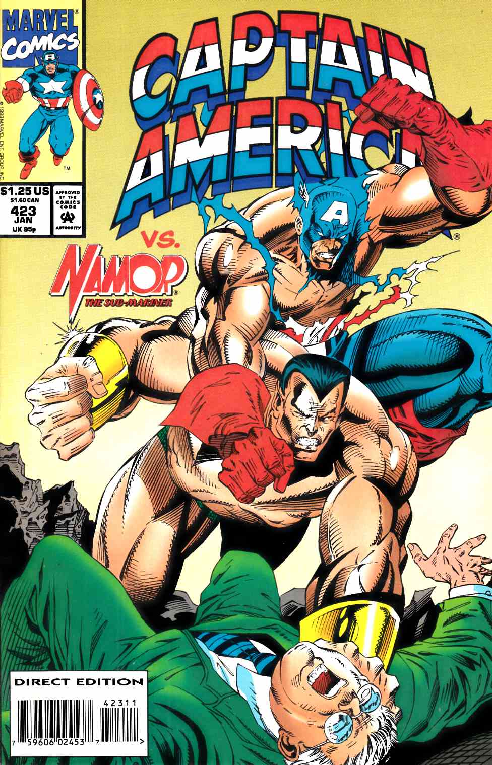Captain America #423 Fine (6.0) [Marvel Comic] LARGE