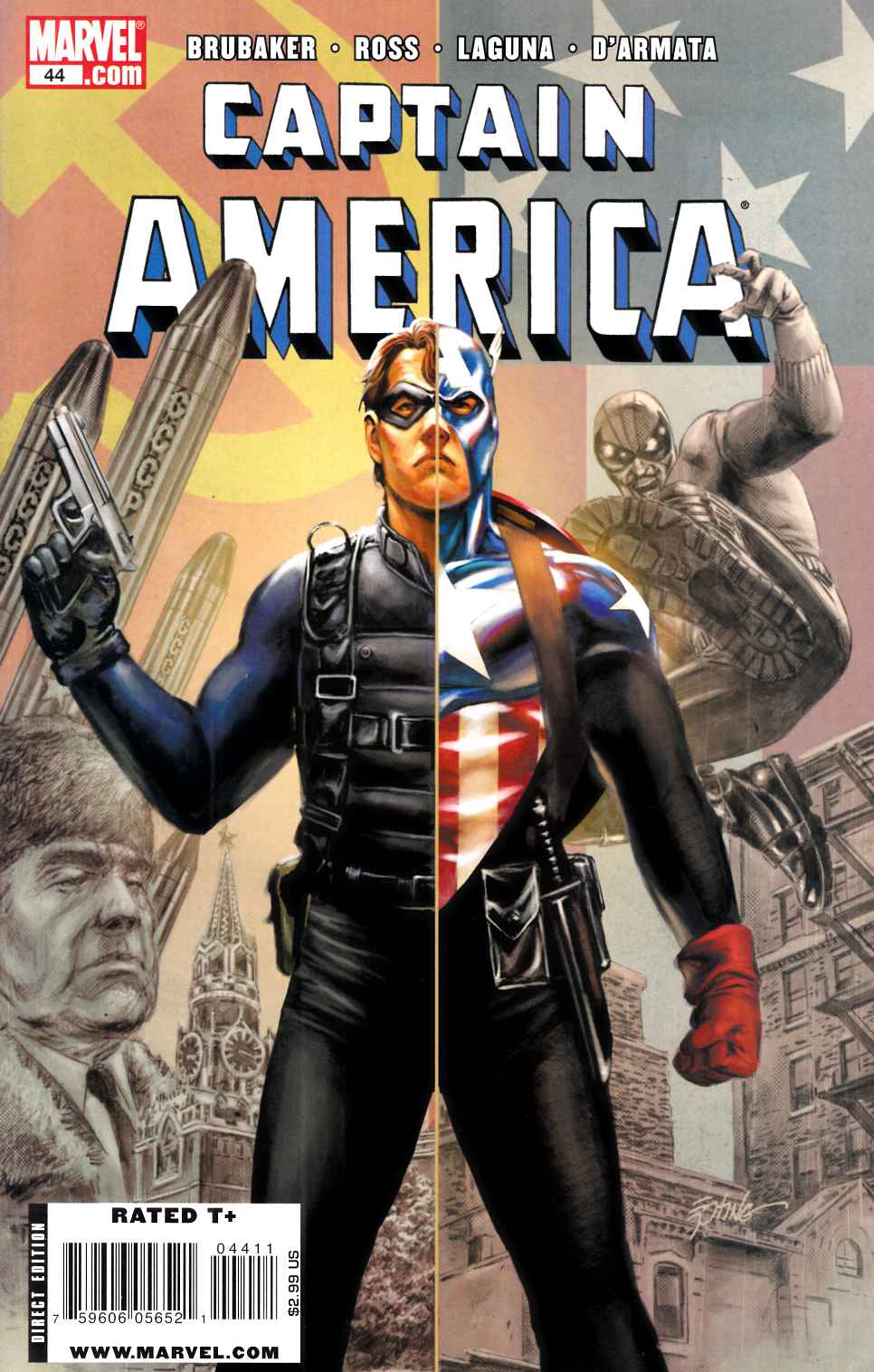 Captain America #44 Very Fine (8.0) [Marvel Comic]