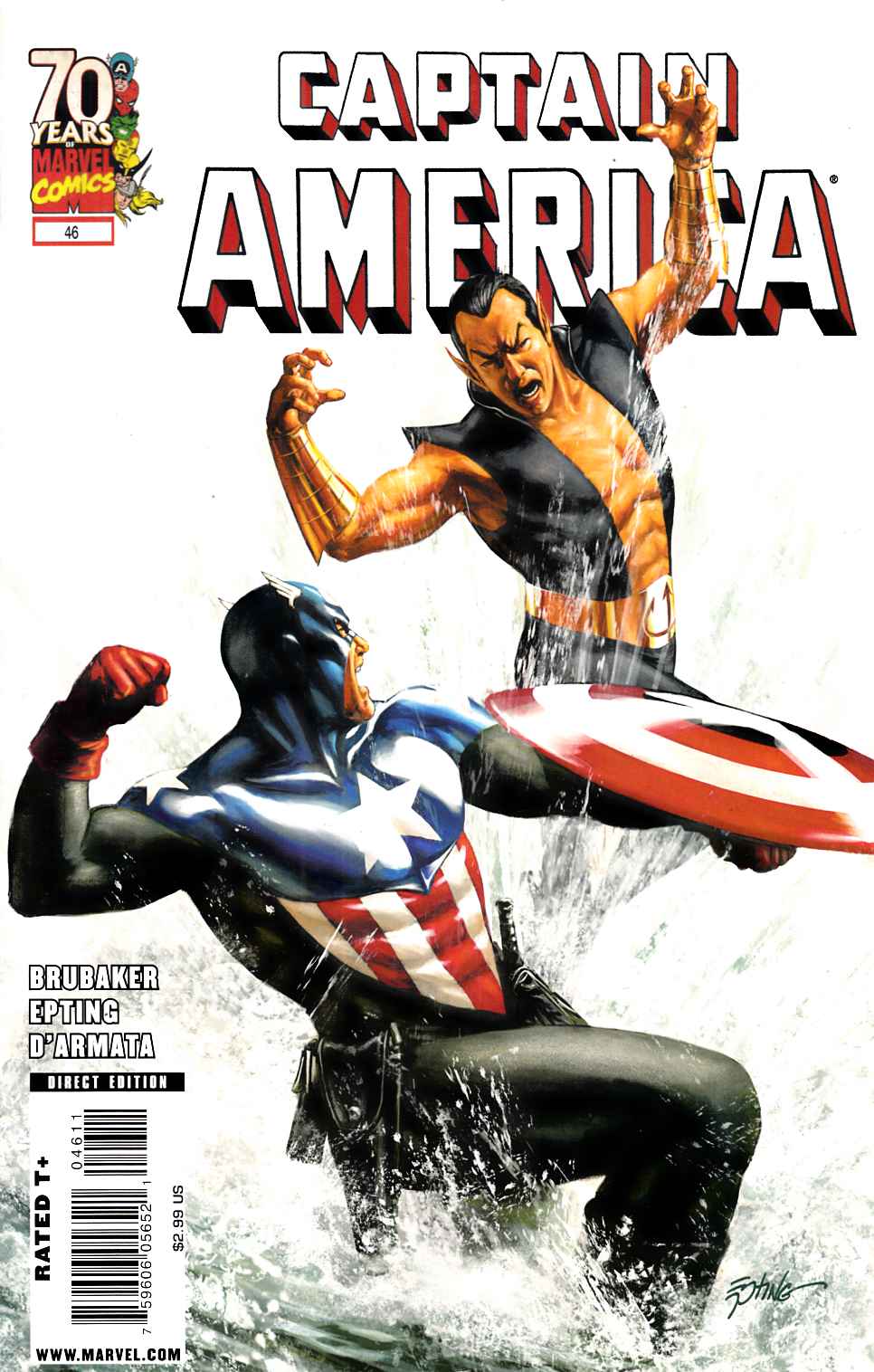 Captain America #46 Very Fine (8.0) [Marvel Comic]