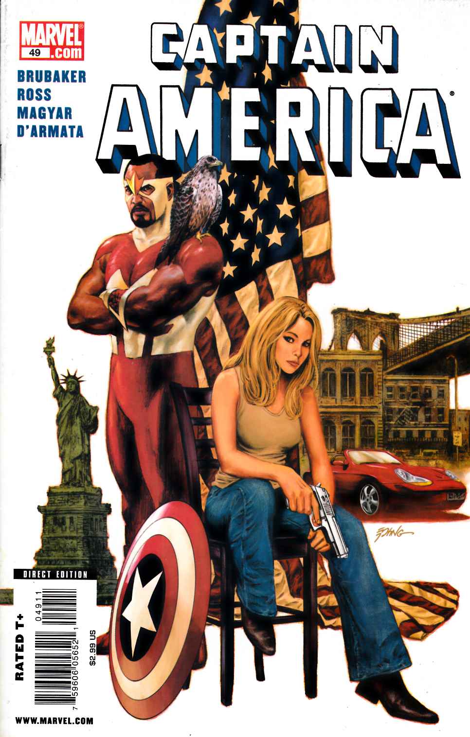 Captain America #49 Very Fine (8.0) [Marvel Comic]