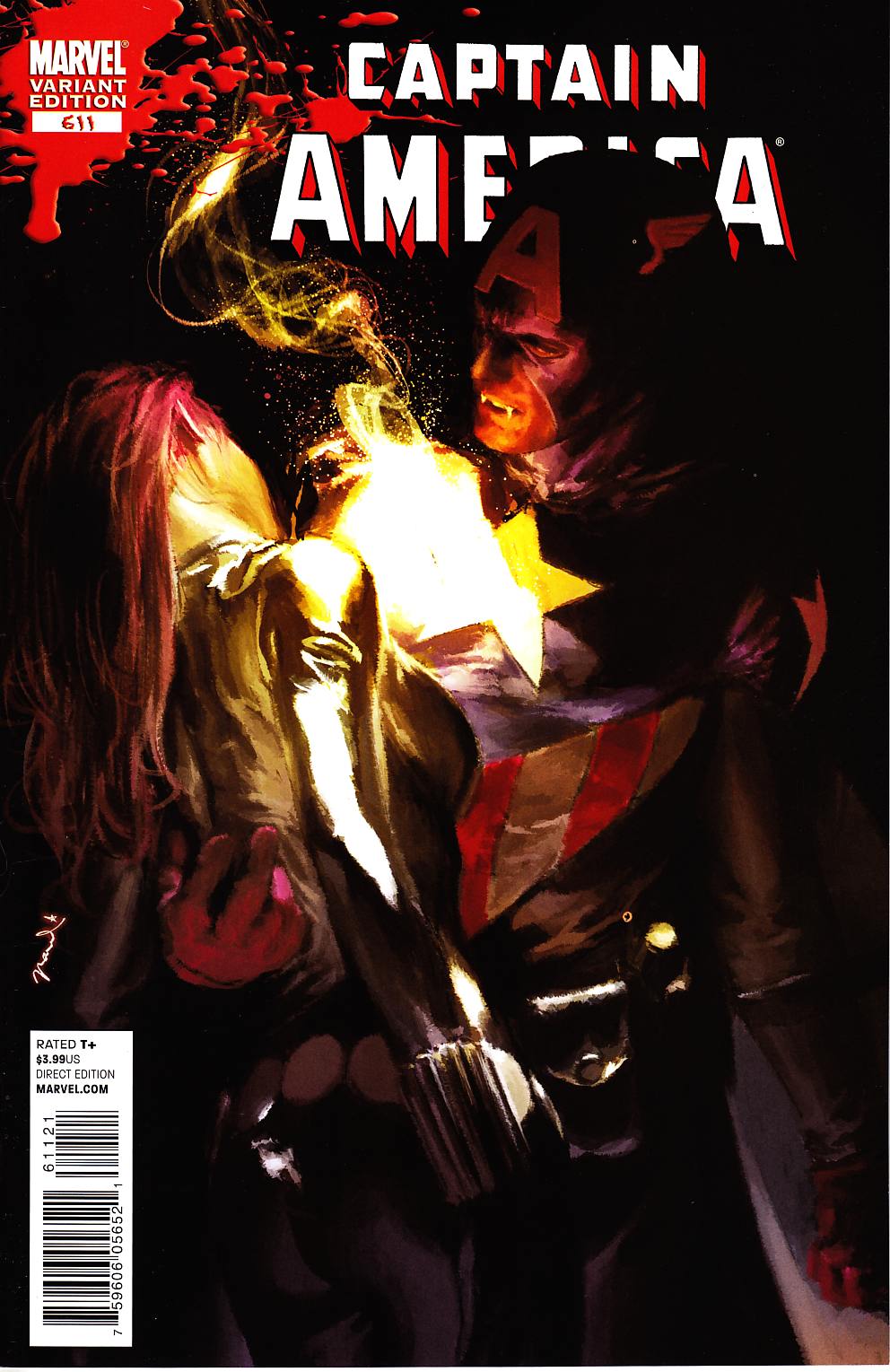 Captain America #611 Parel Vampire Variant Cover [Marvel Comic]