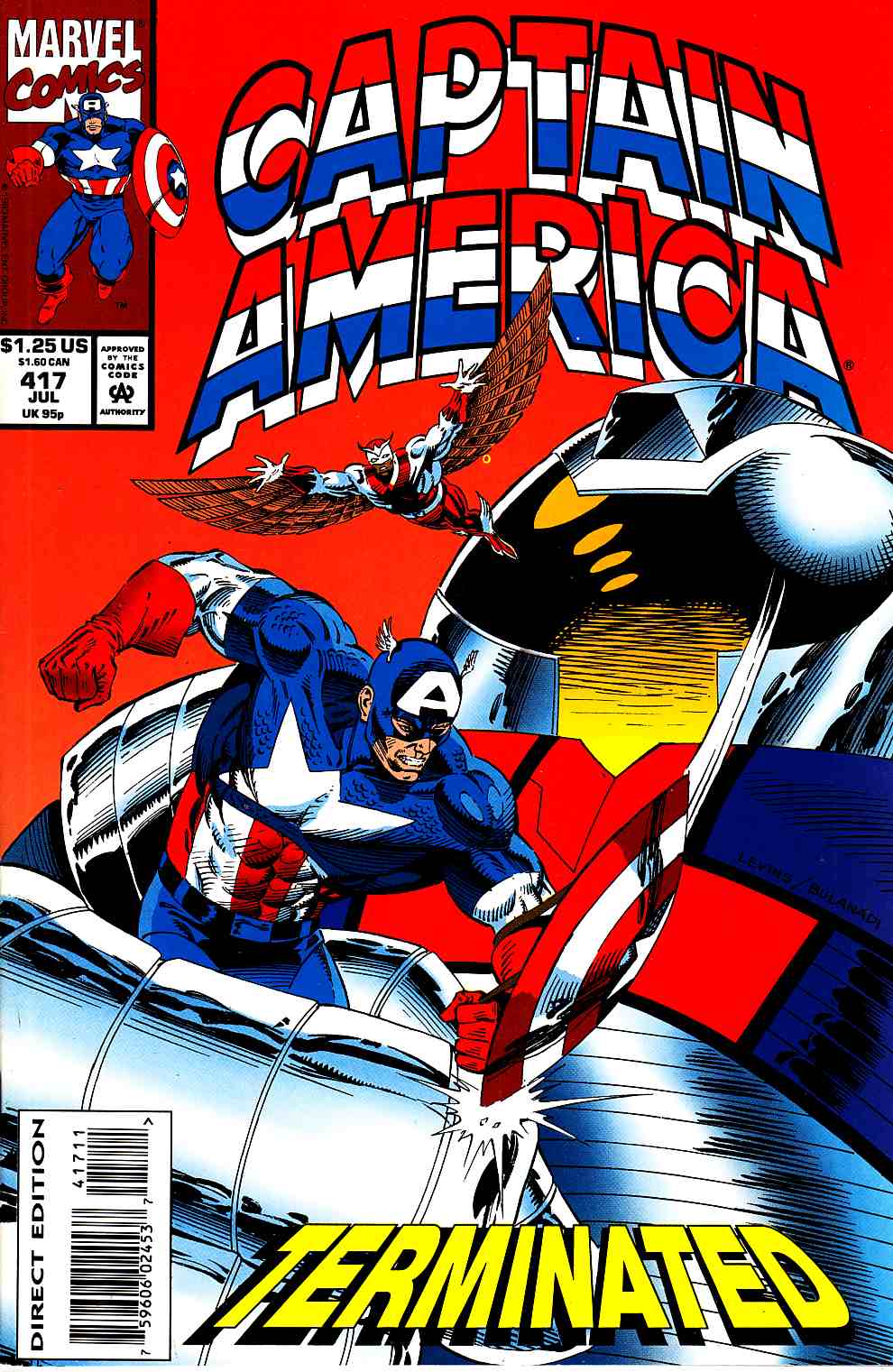 Captain America #417 Near Mint (9.4) [Marvel Comic] THUMBNAIL