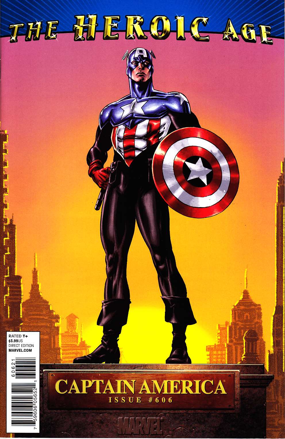 Captain America #606 Heroic Age Variant Cover Near Mint (9.4) [Marvel Comic]