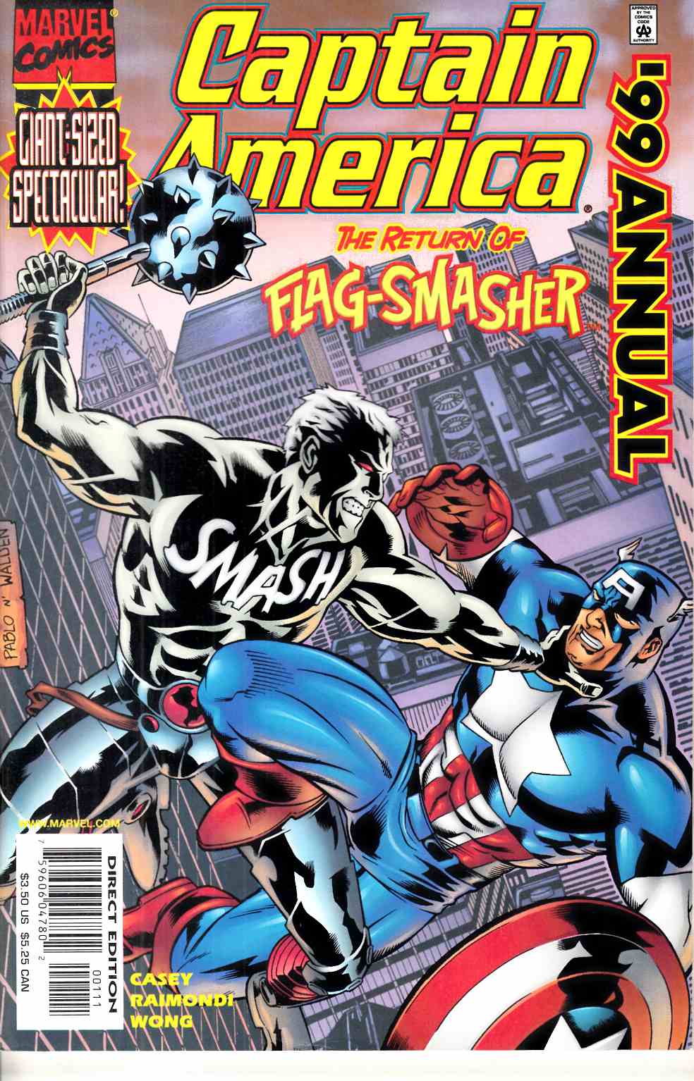 Captain America Annual 1999 Very Fine (8.0) [Marvel Comic]