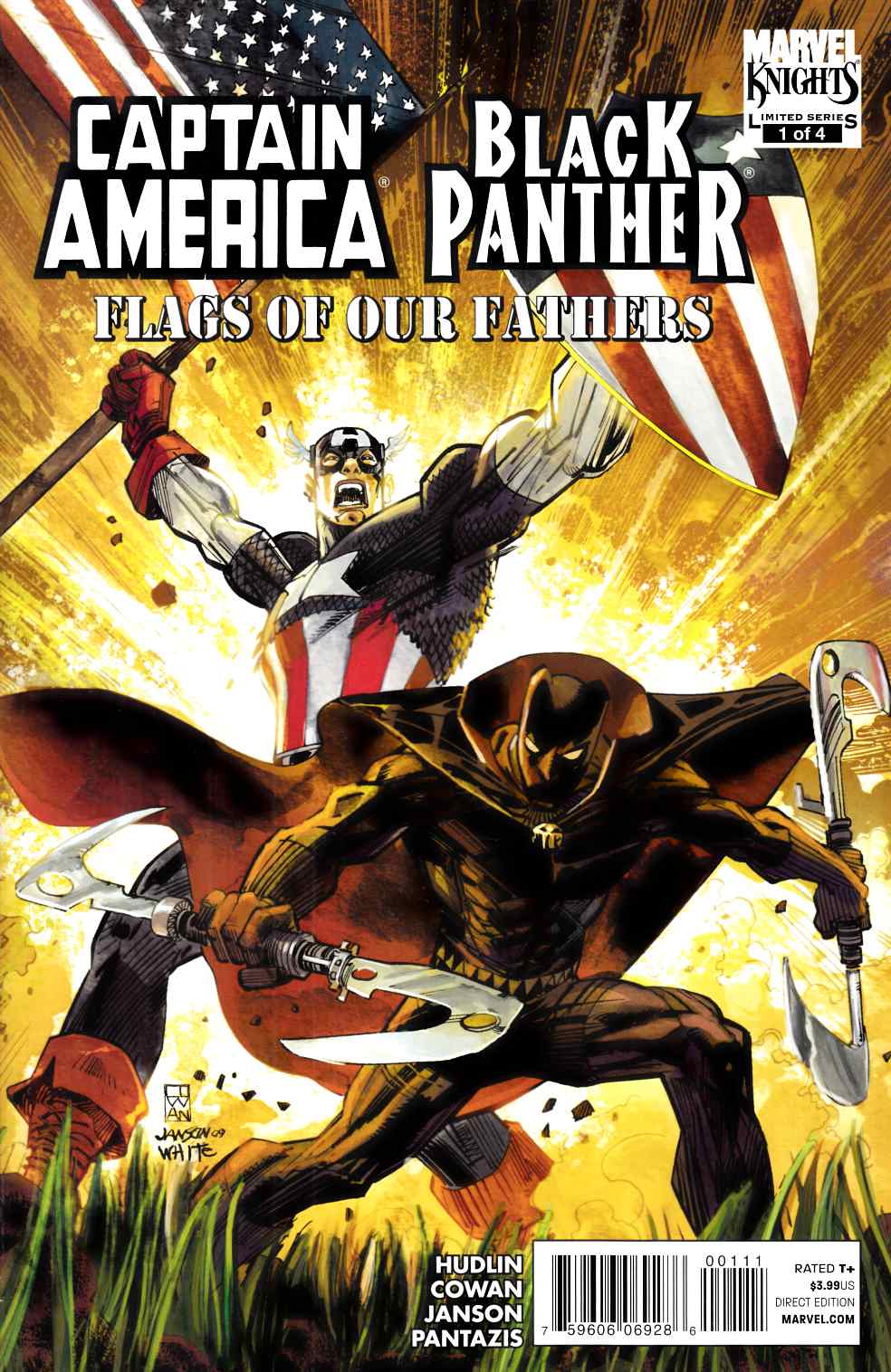 Captain America Black Panther Flags of Our Fathers #1 Very Fine (8.0) [Marvel Comic]