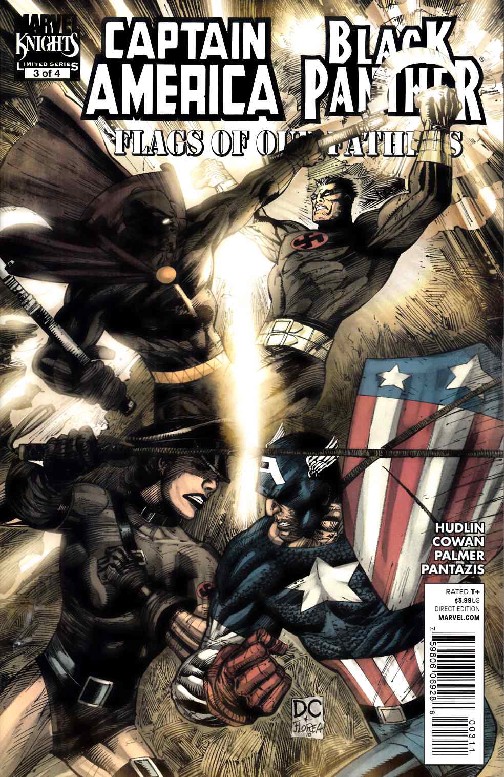 Captain America Black Panther Flags of Our Fathers #3 Very Fine (8.0) [Marvel Comic] LARGE