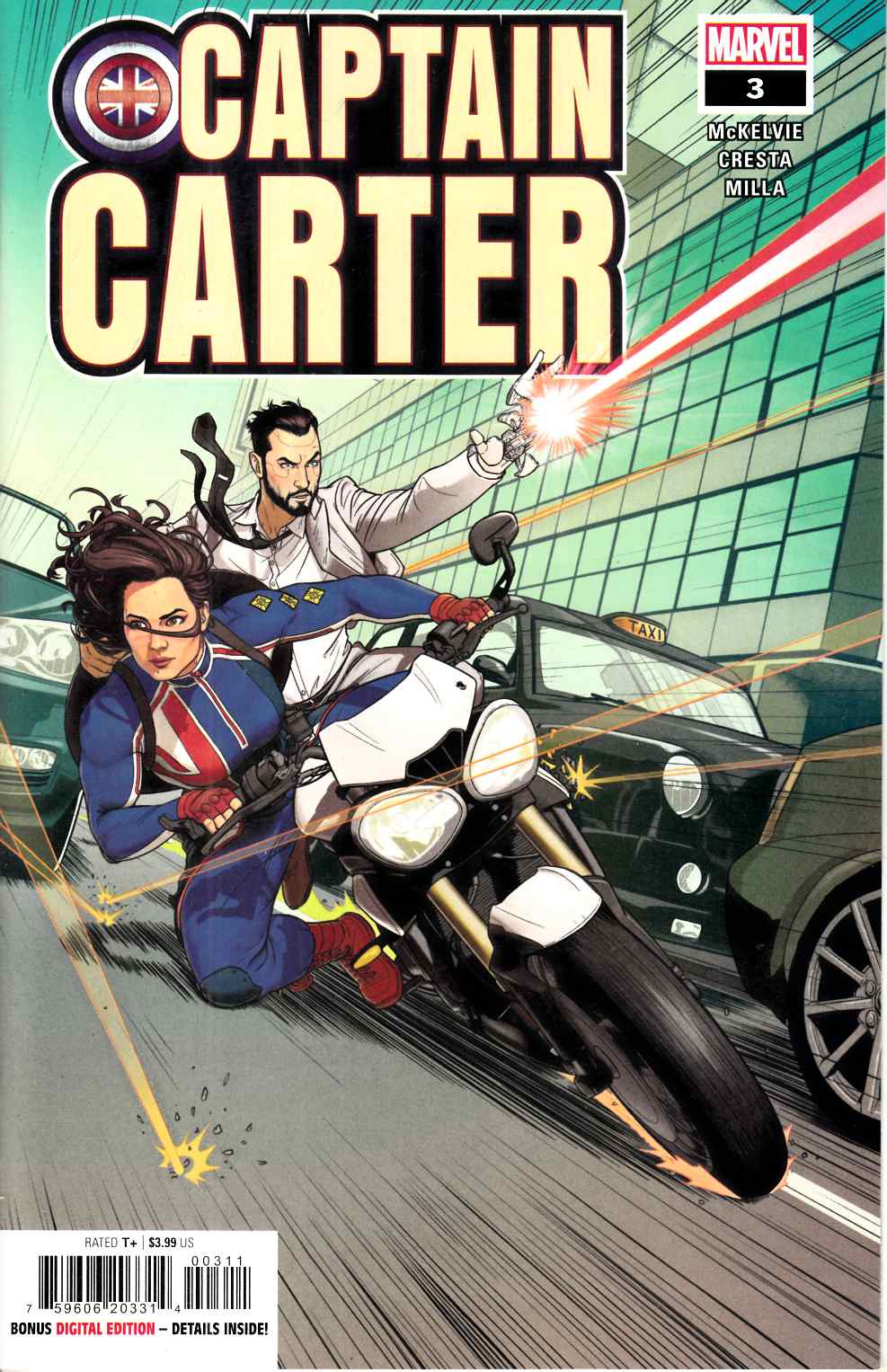 Captain Carter #3 Near Mint (9.4) [Marvel Comic] LARGE