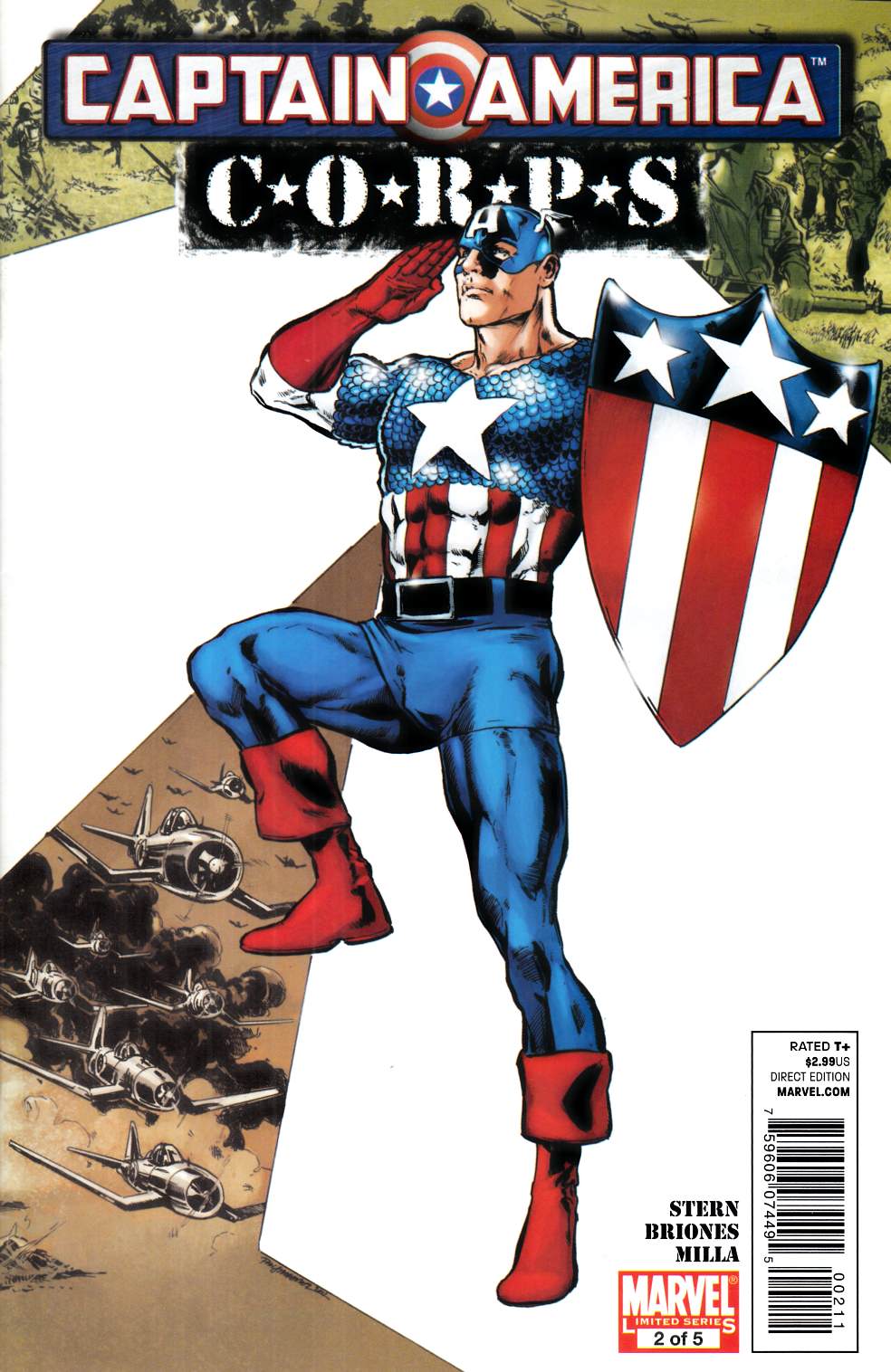 Captain America Corps #2 Very Fine (8.0) [Marvel Comic] THUMBNAIL