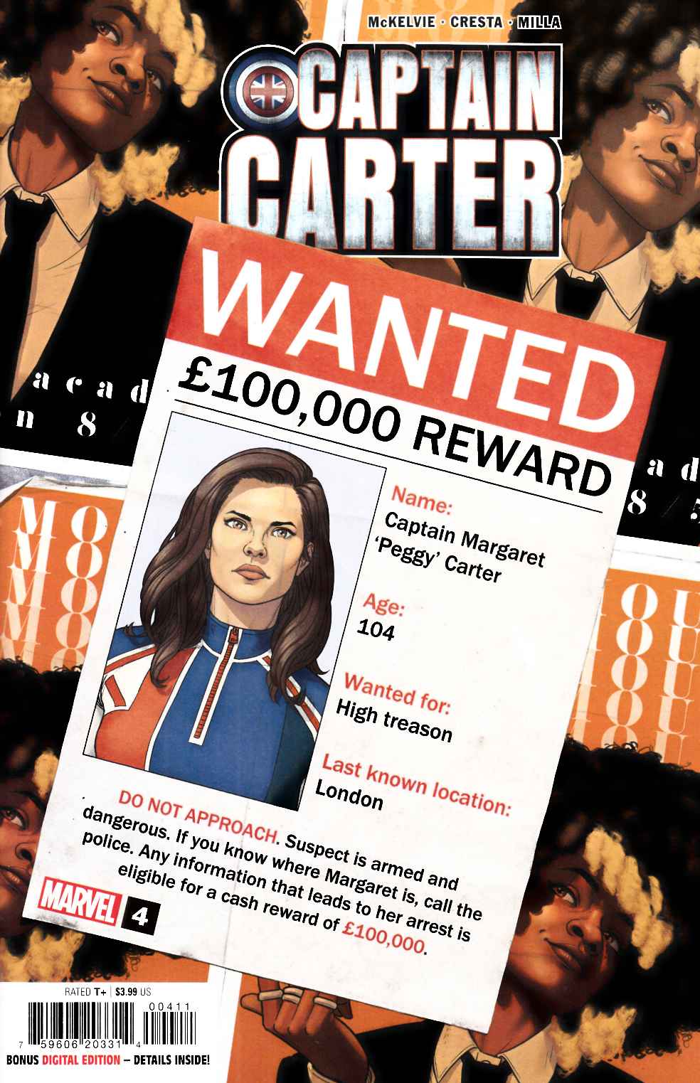 Captain Carter #4 Near Mint (9.4) [Marvel Comic] THUMBNAIL
