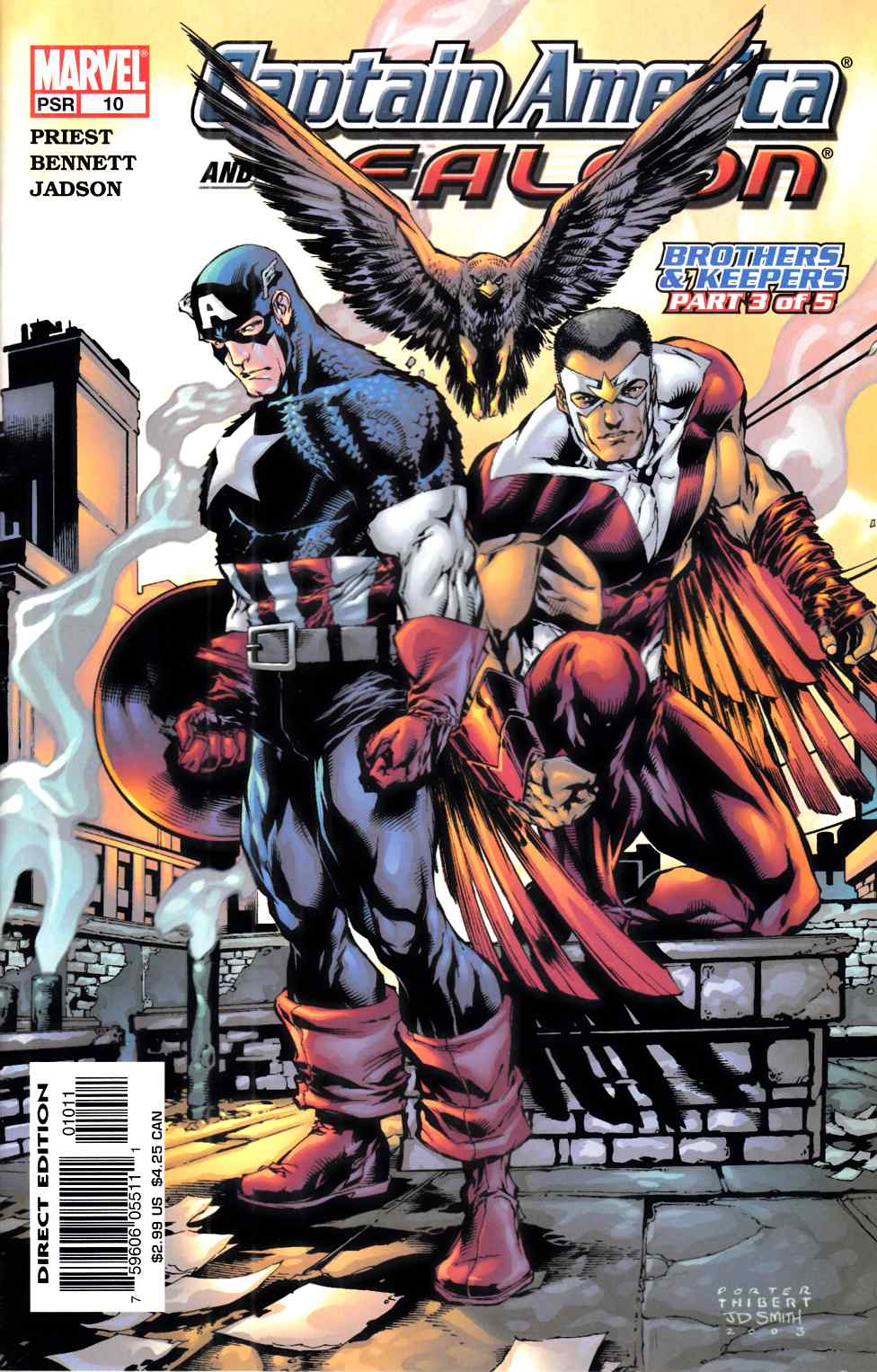 Captain America and the Falcon #10 Very Fine (8.0) [Marvel Comic] THUMBNAIL