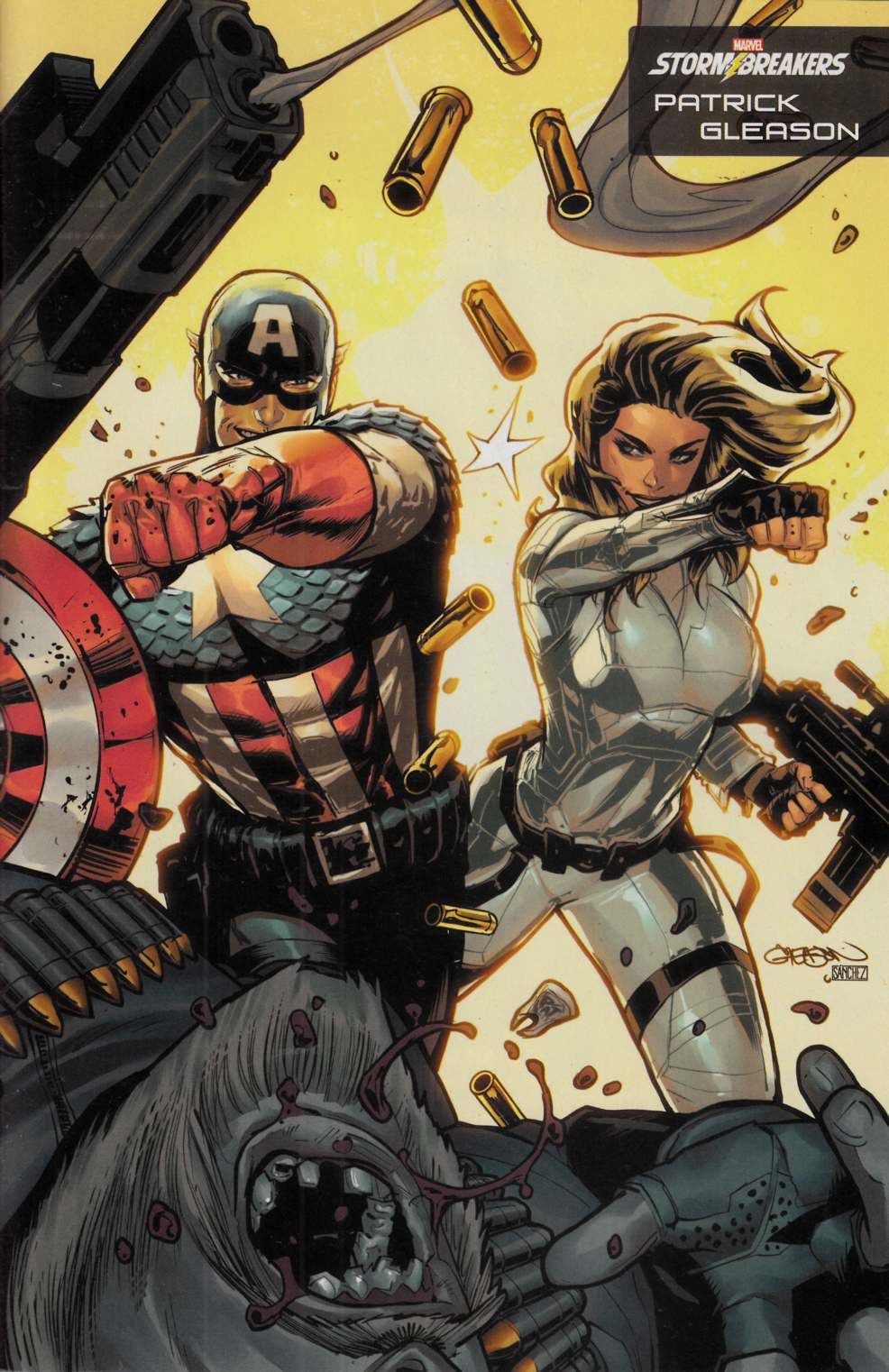Captain America Iron Man #1 Stormbreakers Variant Cover Near Mint (9.4) [Marvel Comic] THUMBNAIL