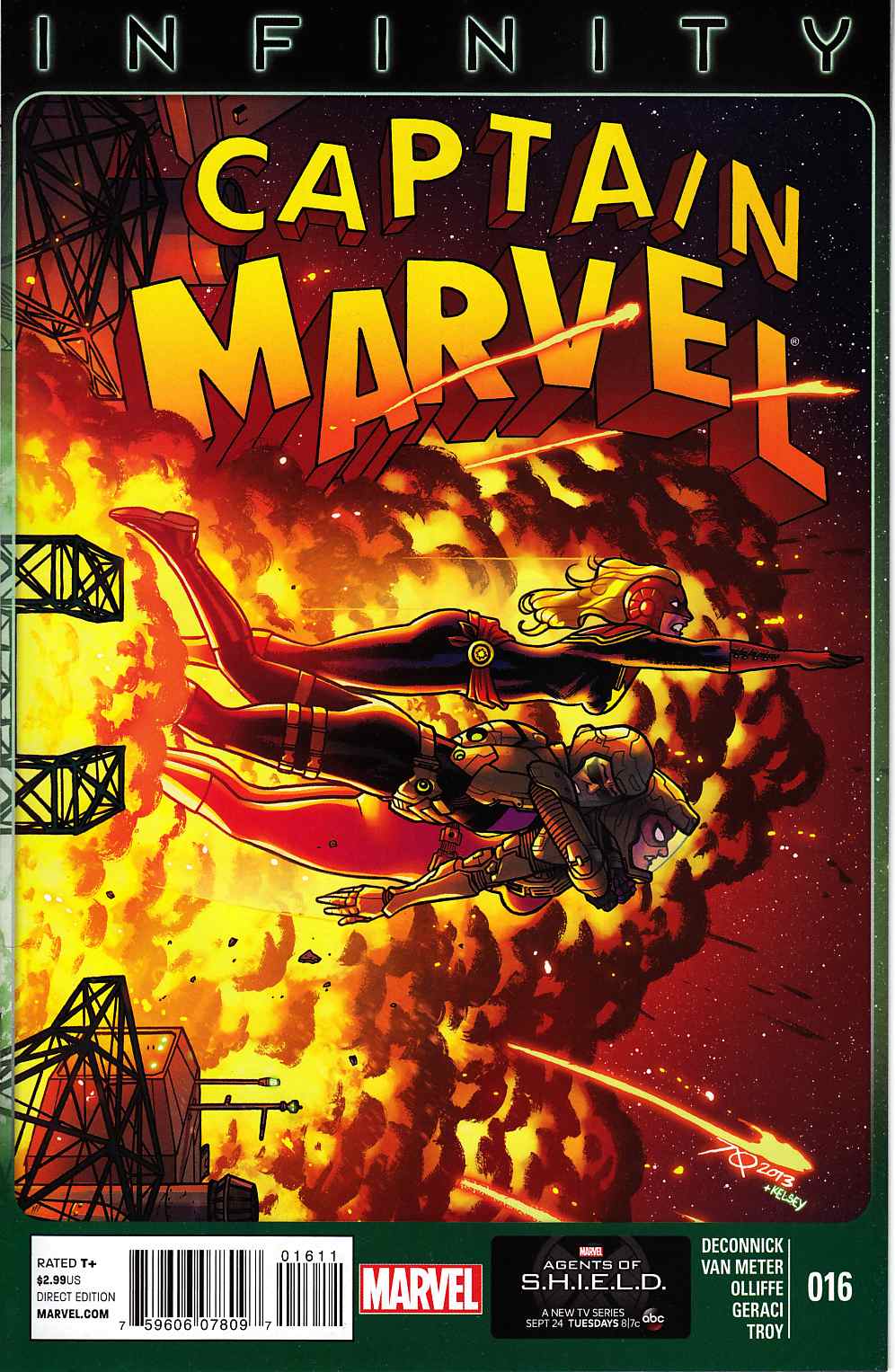 Captain Marvel #16 Near Mint (9.4) [Marvel Comic] LARGE