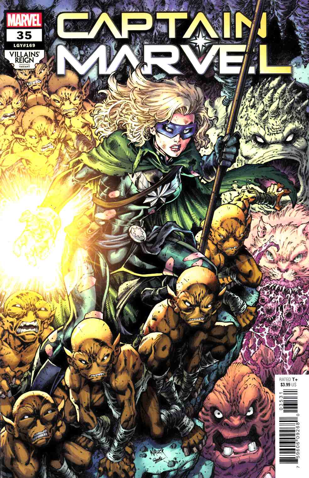 Captain Marvel #35 Nauck Variant Cover Near Mint (9.4) [Marvel Comic] THUMBNAIL