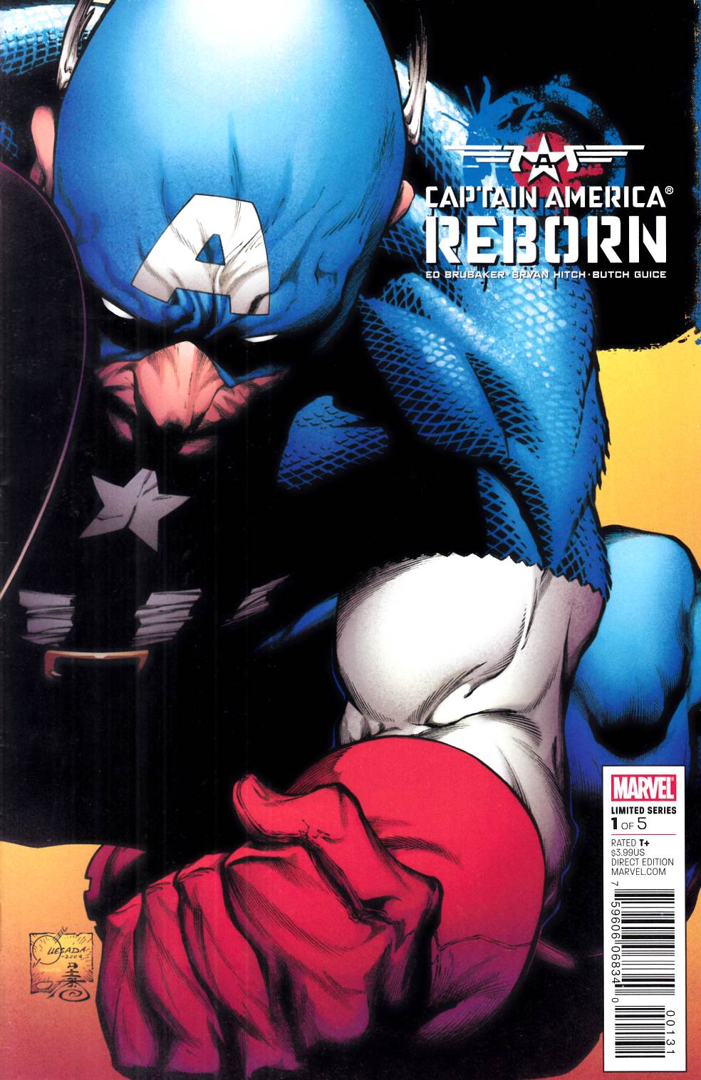 Captain America Reborn #1 Quesada Variant Cover Very Fine (8.0) [Marvel Comic] THUMBNAIL
